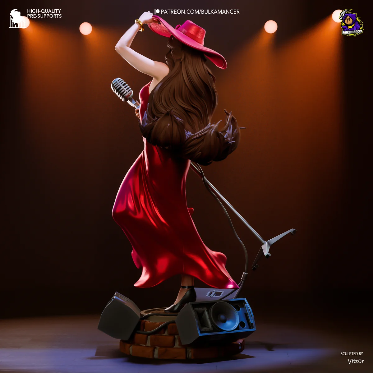 Pauline | Fan Art | 3D Printed Resin Model Garage Kit | *Un-Painted* | Bulkamancer 3