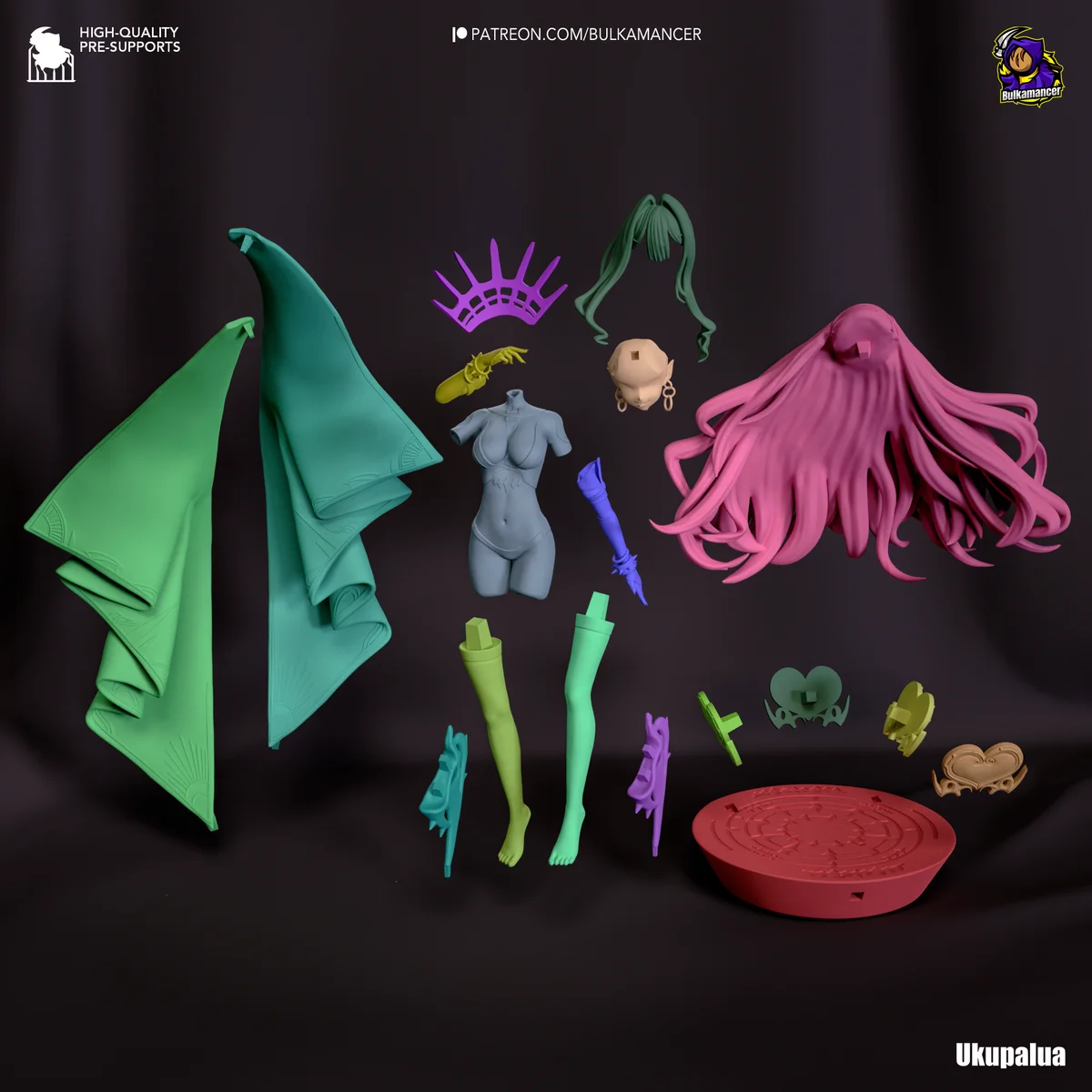Baobhan Sith | Fan Art | 3D Printed Resin Model Garage Kit | *Un-Painted* | Bulkamancer 6