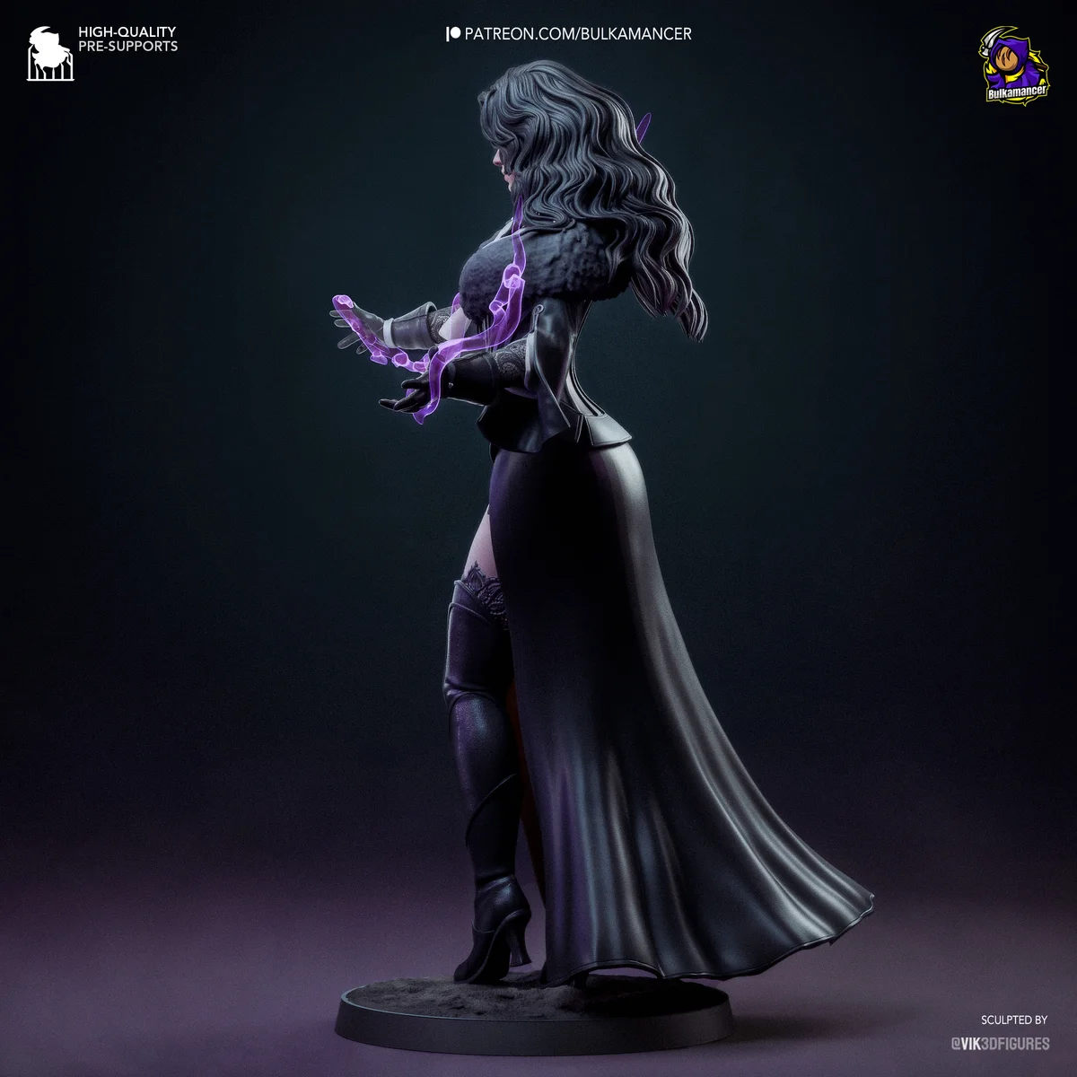 Yennefer | Fan Art | 3D Printed Resin Model Garage Kit | *Un-Painted* | Bulkamancer 3