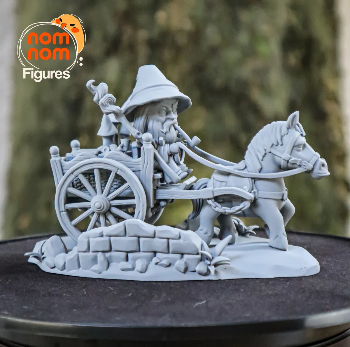 Chibi Gandalf | Fan Art | 3D Printed Resin Model Garage Kit | *Un-Painted* | Nomnom 9