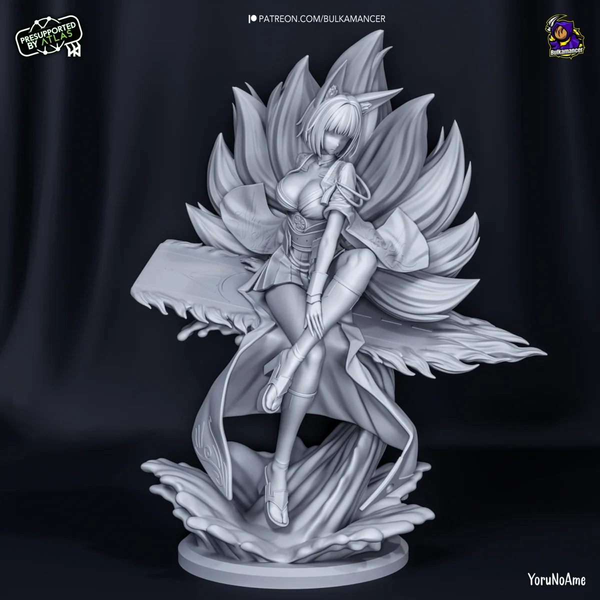 Kaga | Fan Art | 3D Printed Resin Model Garage Kit | *Un-Painted* | Bulkamancer 7