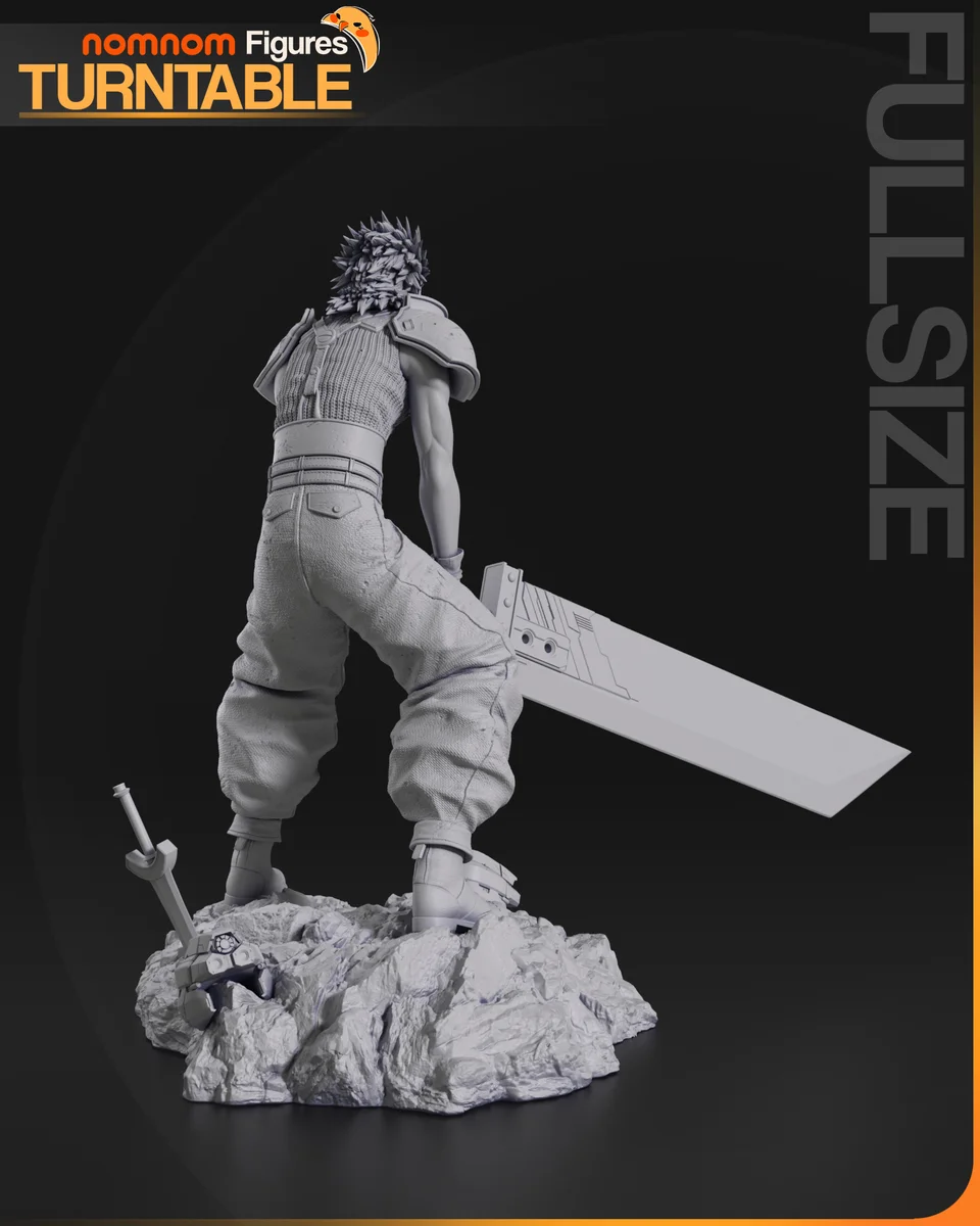 Zack Fair | Fan Art | 3D Printed Resin Model Garage Kit | *Un-Painted* | Nomnom 7
