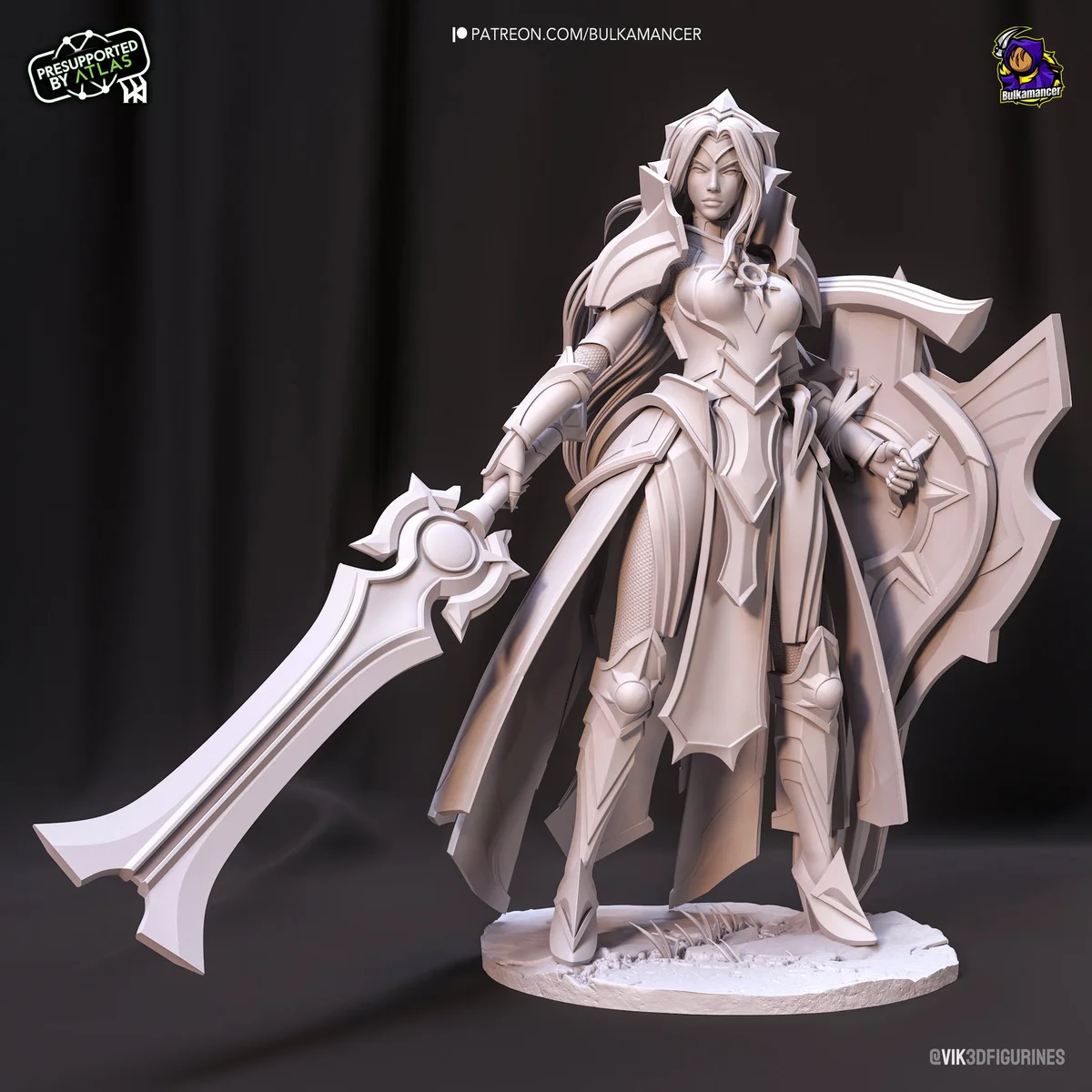 Leona | Fan Art | 3D Printed Resin Model Garage Kit | *Un-Painted* | Bulkamancer 5