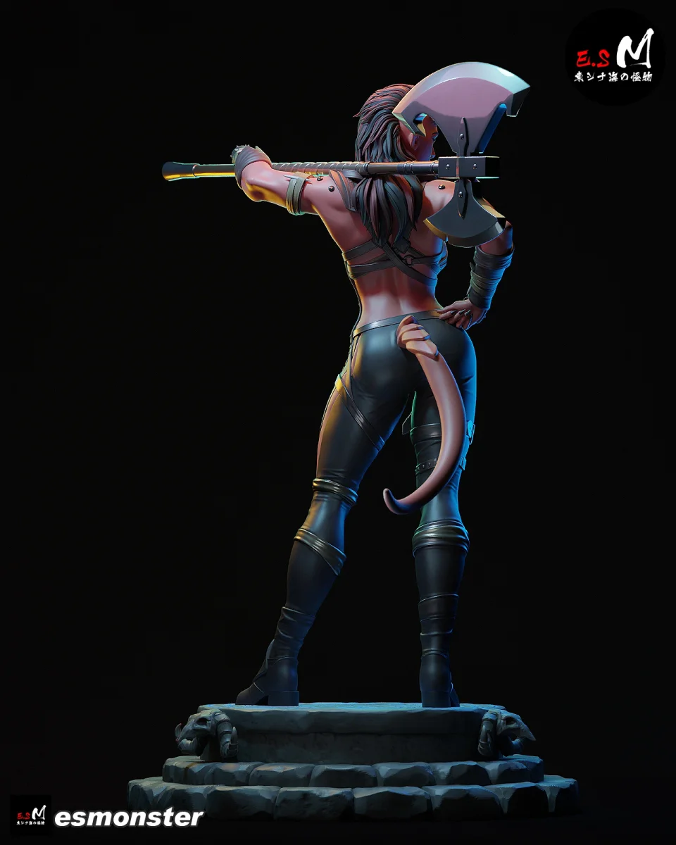 Karlach | Fan Art | 3D Printed Resin Model Garage Kit | *Un-Painted* | ES Monster 5