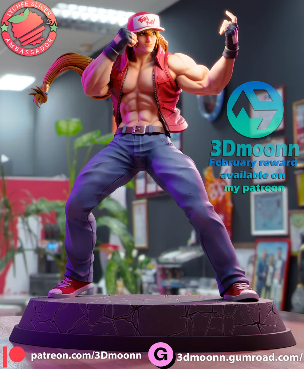 Terry | Fan Art | 3D Printed Resin Model Garage Kit | *Un-Painted* | 3DMoonn 5