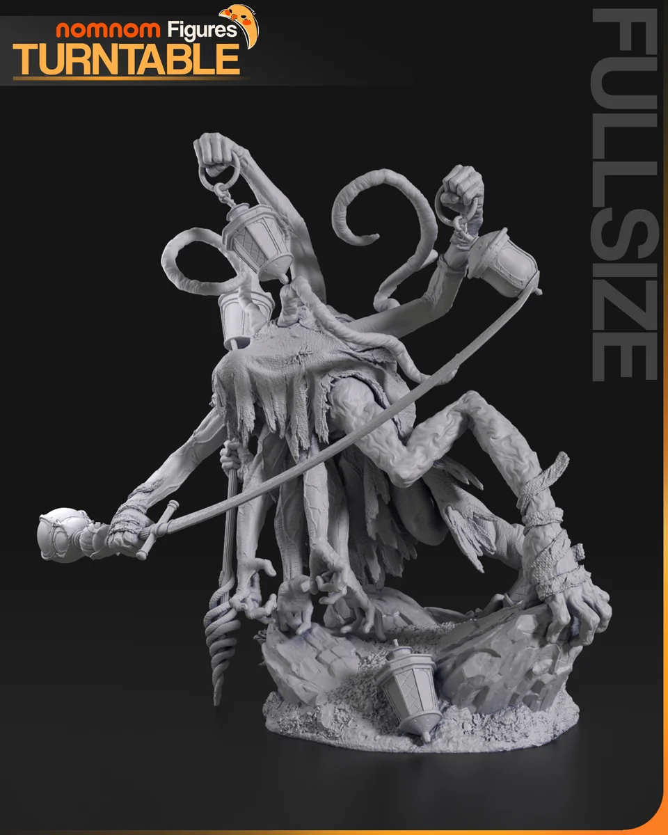 Lamp Master | Fan Art | 3D Printed Resin Model Garage Kit | *Un-Painted* | Nomnom 7