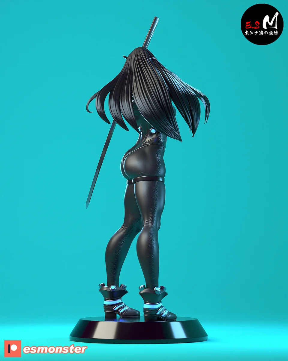 Reika Shimohira | Fan Art | 3D Printed Resin Model Garage Kit | *Un-Painted* | ES Monster 3