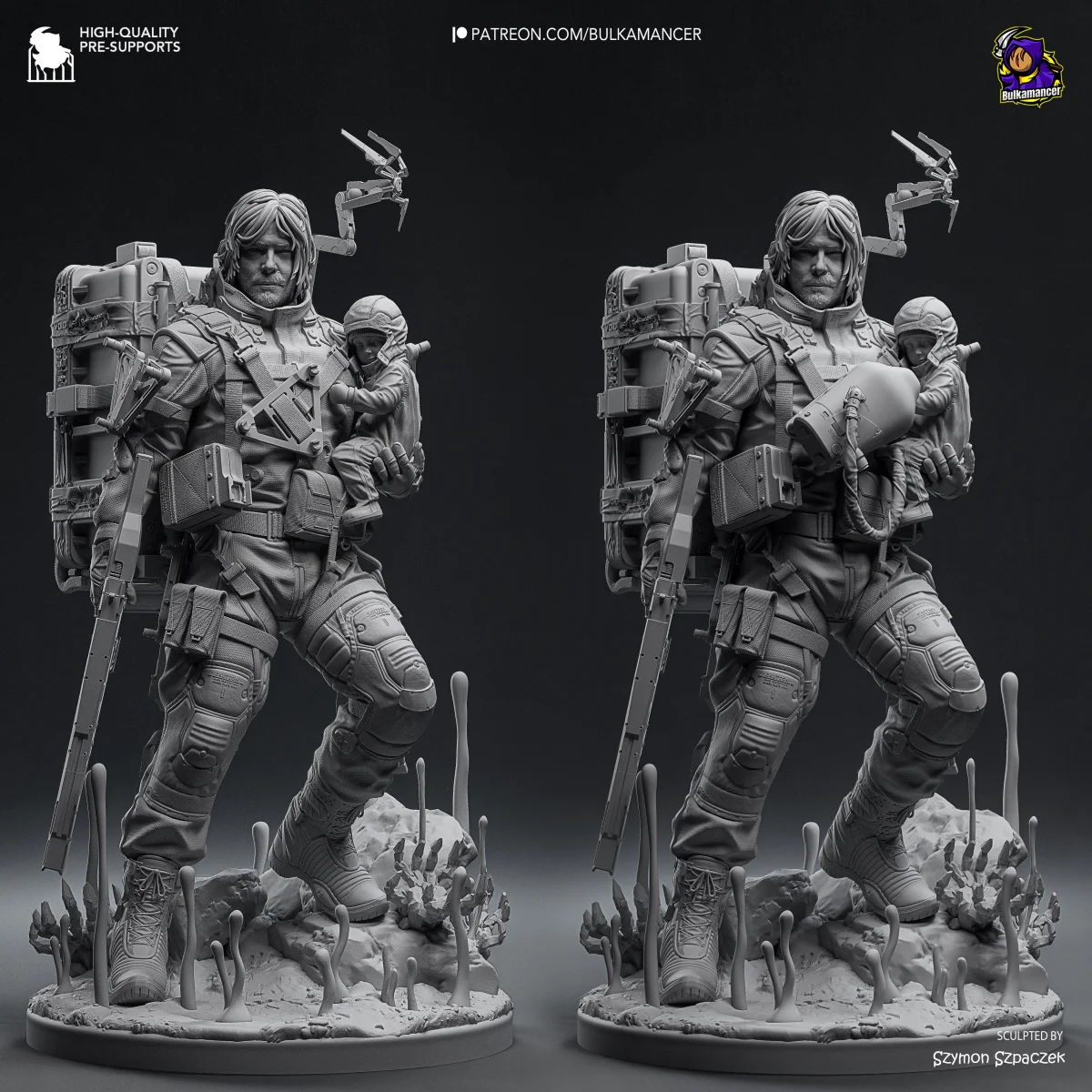 Sam | Fan Art | 3D Printed Resin Model Garage Kit | *Un-Painted* | Bulkamancer 9