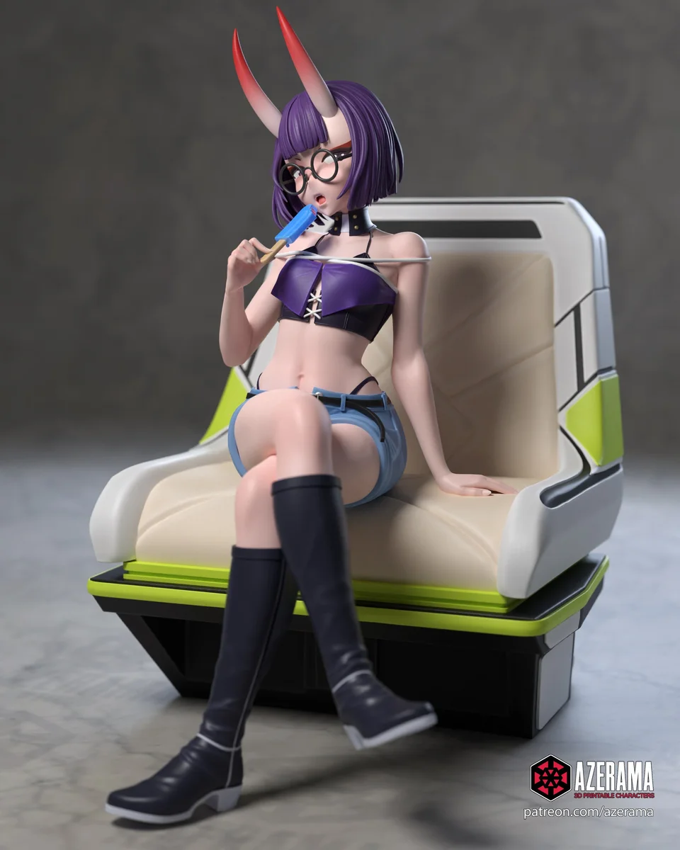 Shuten - MC | Fan Art | 3D Printed Resin Model Garage Kit | *Un-Painted* | Azerama 3