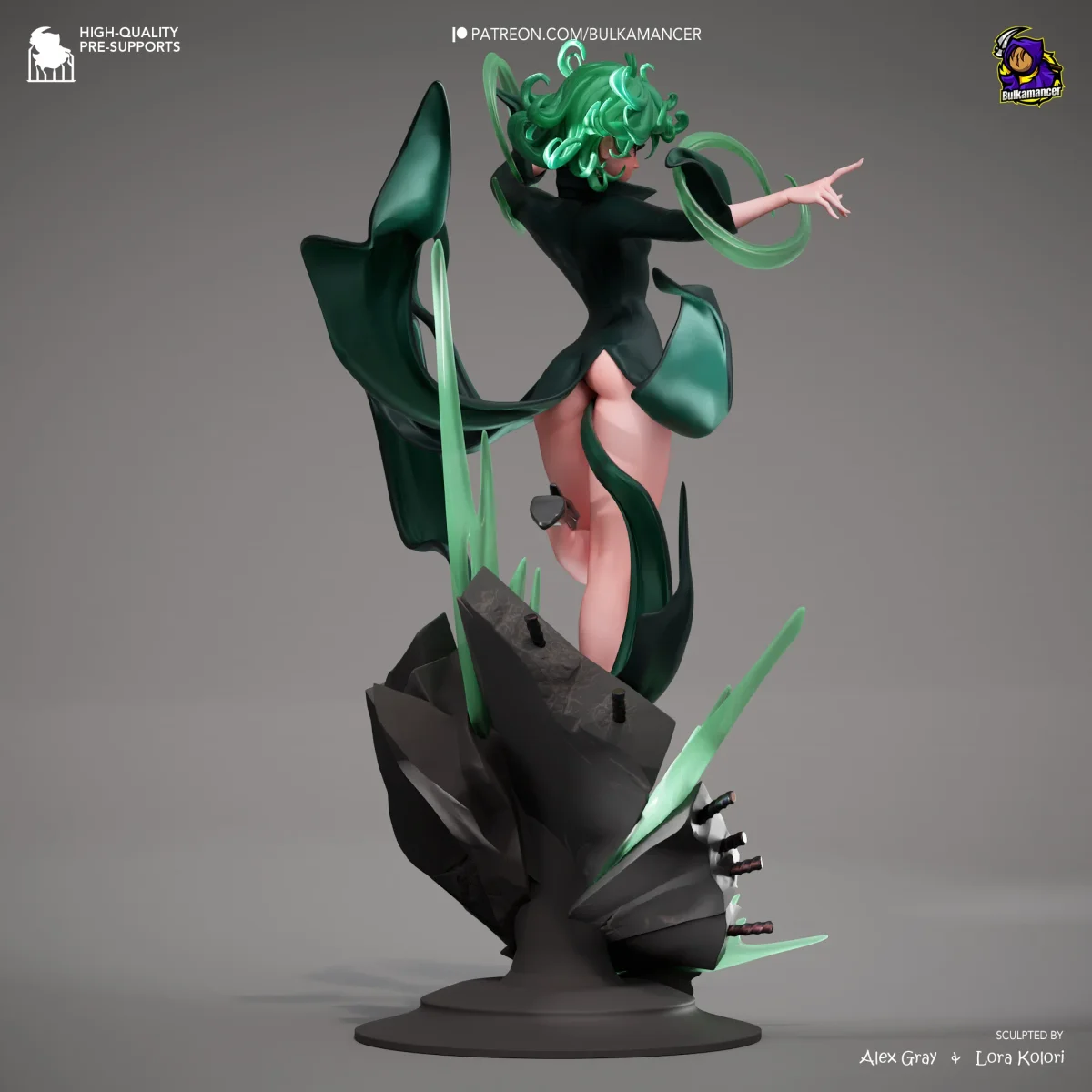 Tatsumaki | Fan Art | 3D Printed Resin Model Garage Kit | *Un-Painted* | Bulkamancer 3