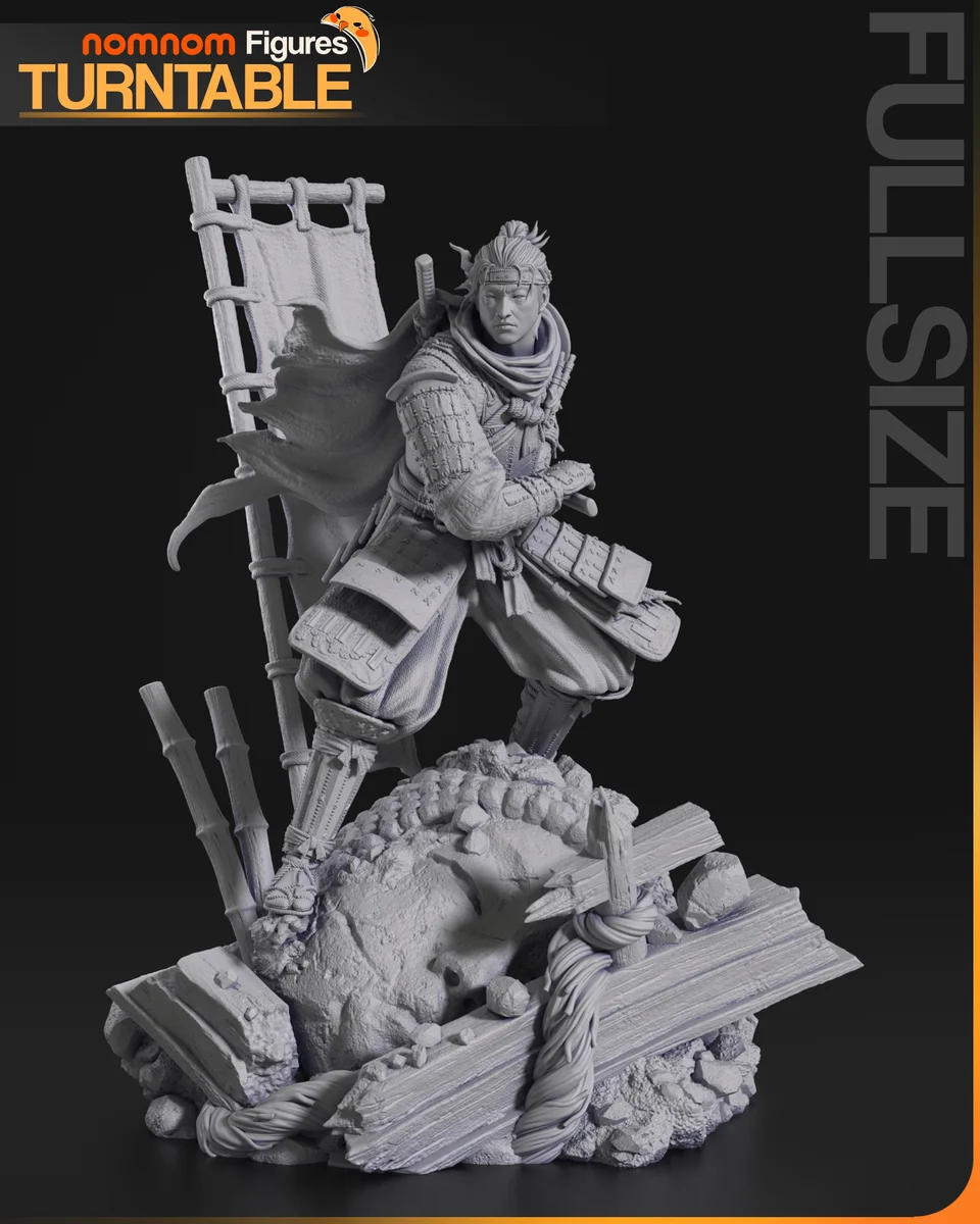 Jin Sakai | Fan Art | 3D Printed Resin Model Garage Kit | *Un-Painted* | Nomnom 4