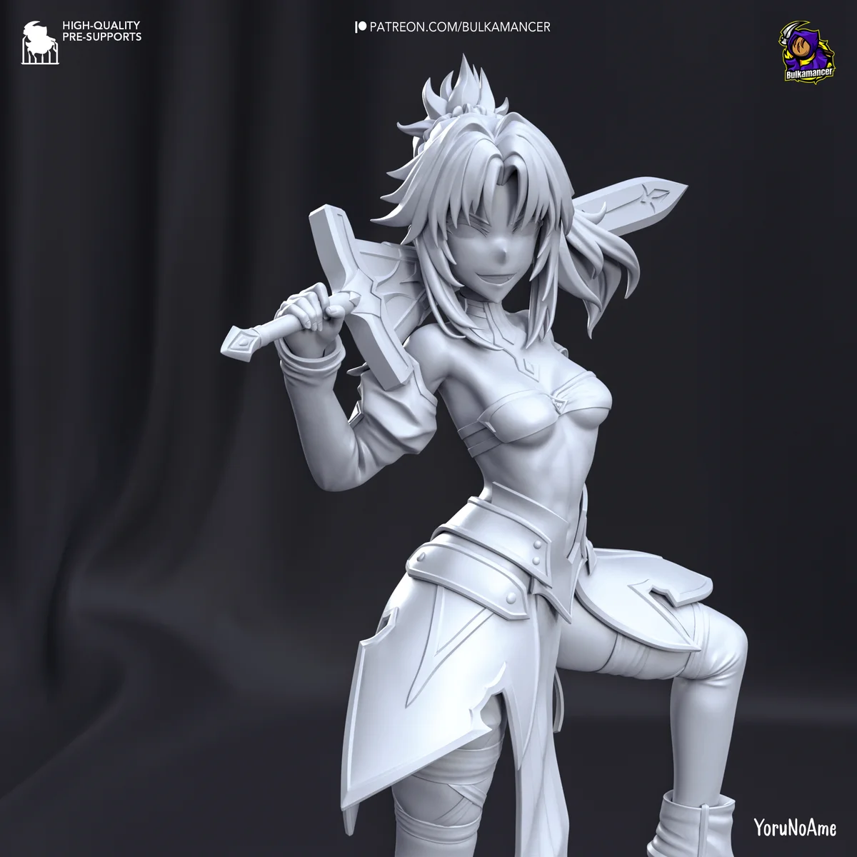 Mordred | Fan Art | 3D Printed Resin Model Garage Kit | *Un-Painted* | Bulkamancer 9