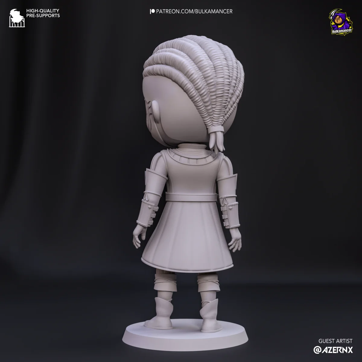 Chibi Wyll | Fan Art | 3D Printed Resin Model Garage Kit | *Un-Painted* | Bulkamancer 6