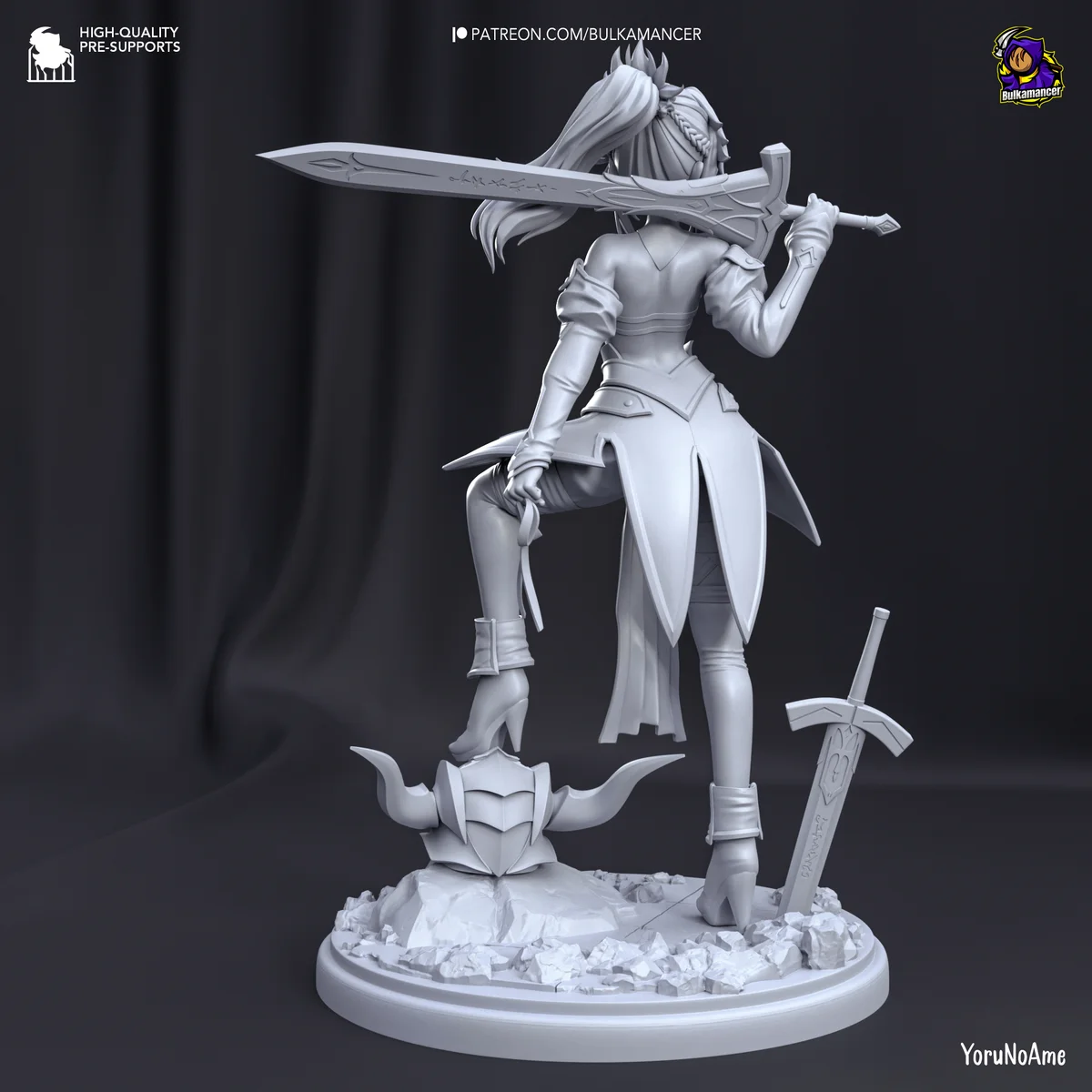 Mordred | Fan Art | 3D Printed Resin Model Garage Kit | *Un-Painted* | Bulkamancer 10