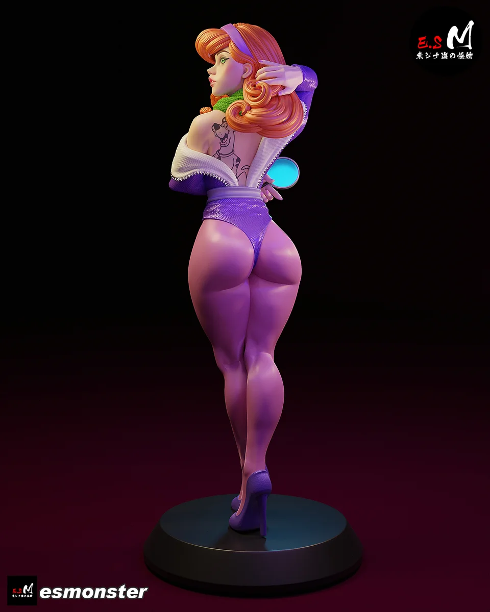 Daphne | Fan Art | 3D Printed Resin Model Garage Kit | *Un-Painted* | ES Monster 6