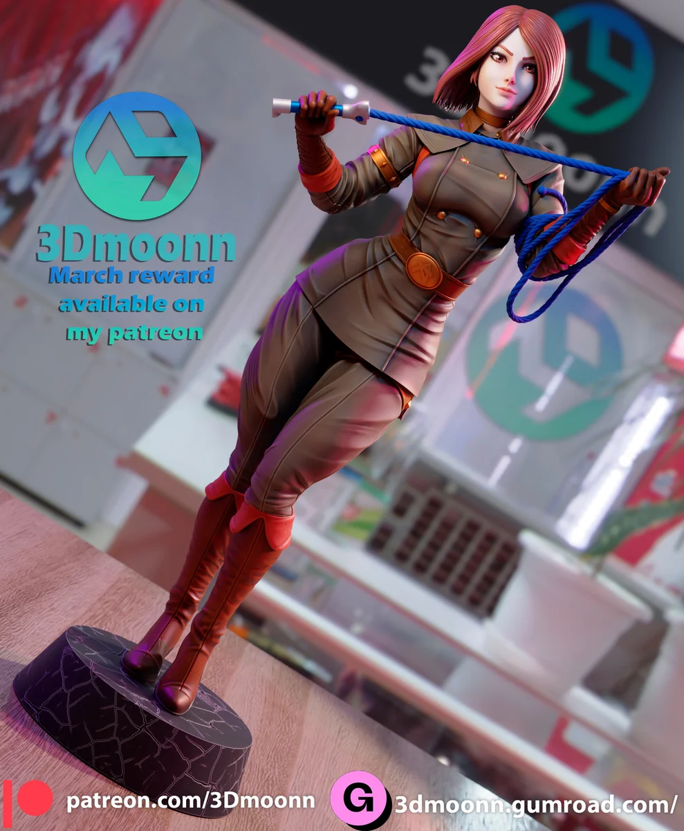 Whip | Fan Art | 3D Printed Resin Model Garage Kit | *Un-Painted* | 3DMoonn 7