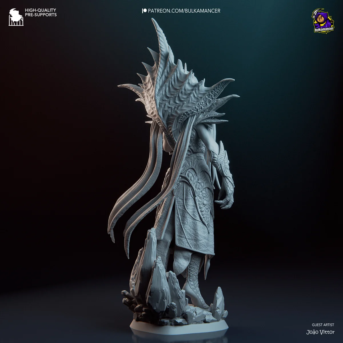 The Emperor | Fan Art | 3D Printed Resin Model Garage Kit | *Un-Painted* | Bulkamancer 9