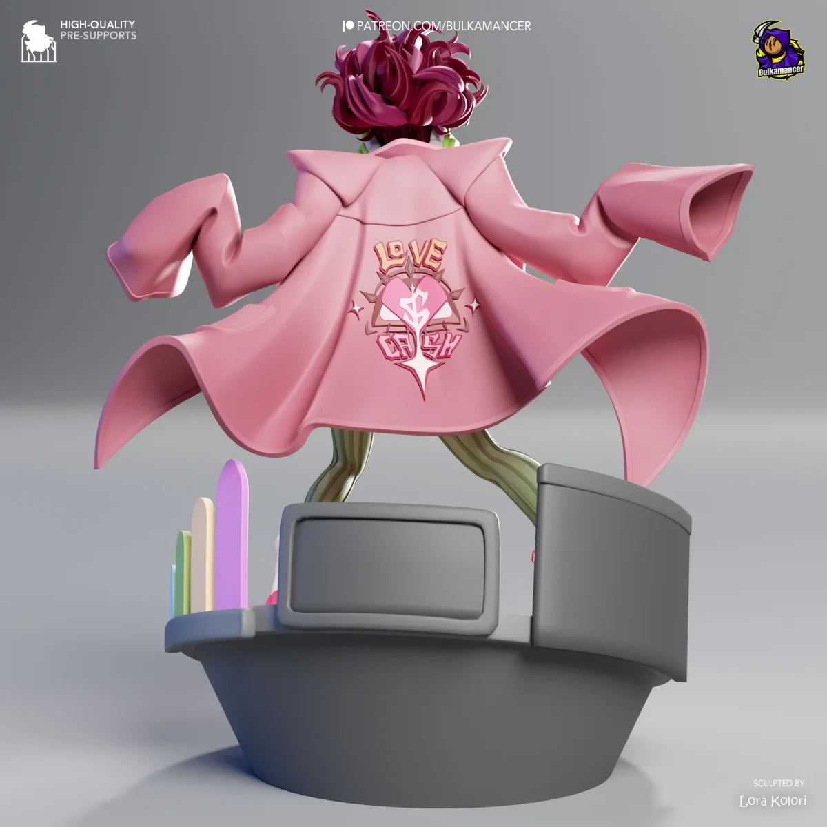 Scamellia | Fan Art | 3D Printed Resin Model Garage Kit | *Un-Painted* | Bulkamancer 4