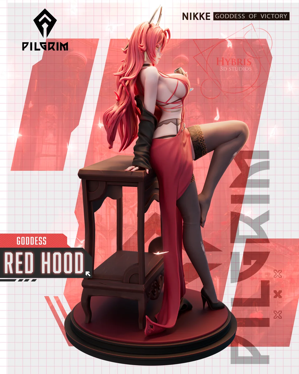 Red Hood | Fan Art | 3D Printed Resin Model Garage Kit | *Un-Painted* | Hybris Studios 3