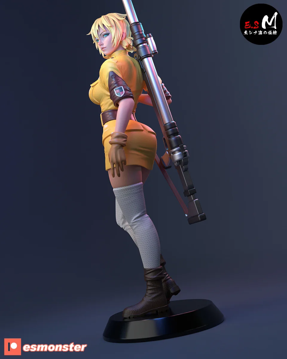 Seras Victoria | Fan Art | 3D Printed Resin Model Garage Kit | *Un-Painted* | ES Monster 4