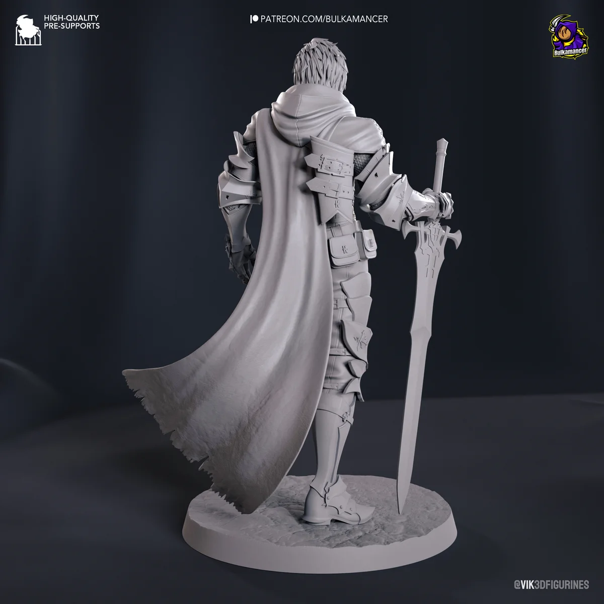 Clive Rosfield | Fan Art | 3D Printed Resin Model Garage Kit | *Un-Painted* | Bulkamancer 11