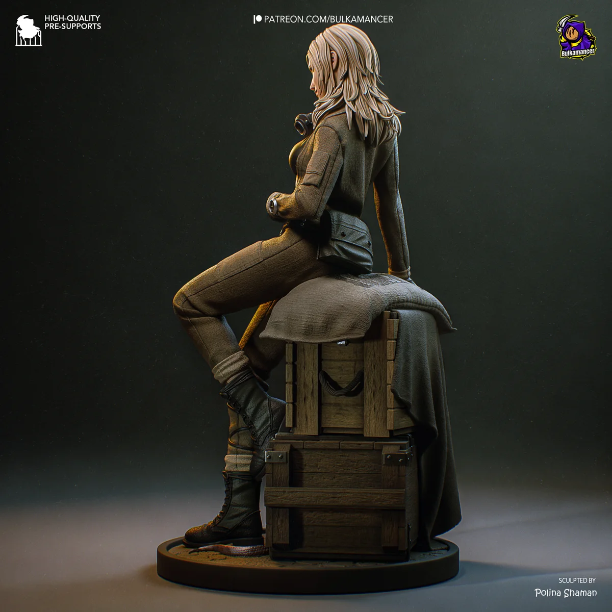 Eva | Fan Art | 3D Printed Resin Model Garage Kit | *Un-Painted* | Bulkamancer 4
