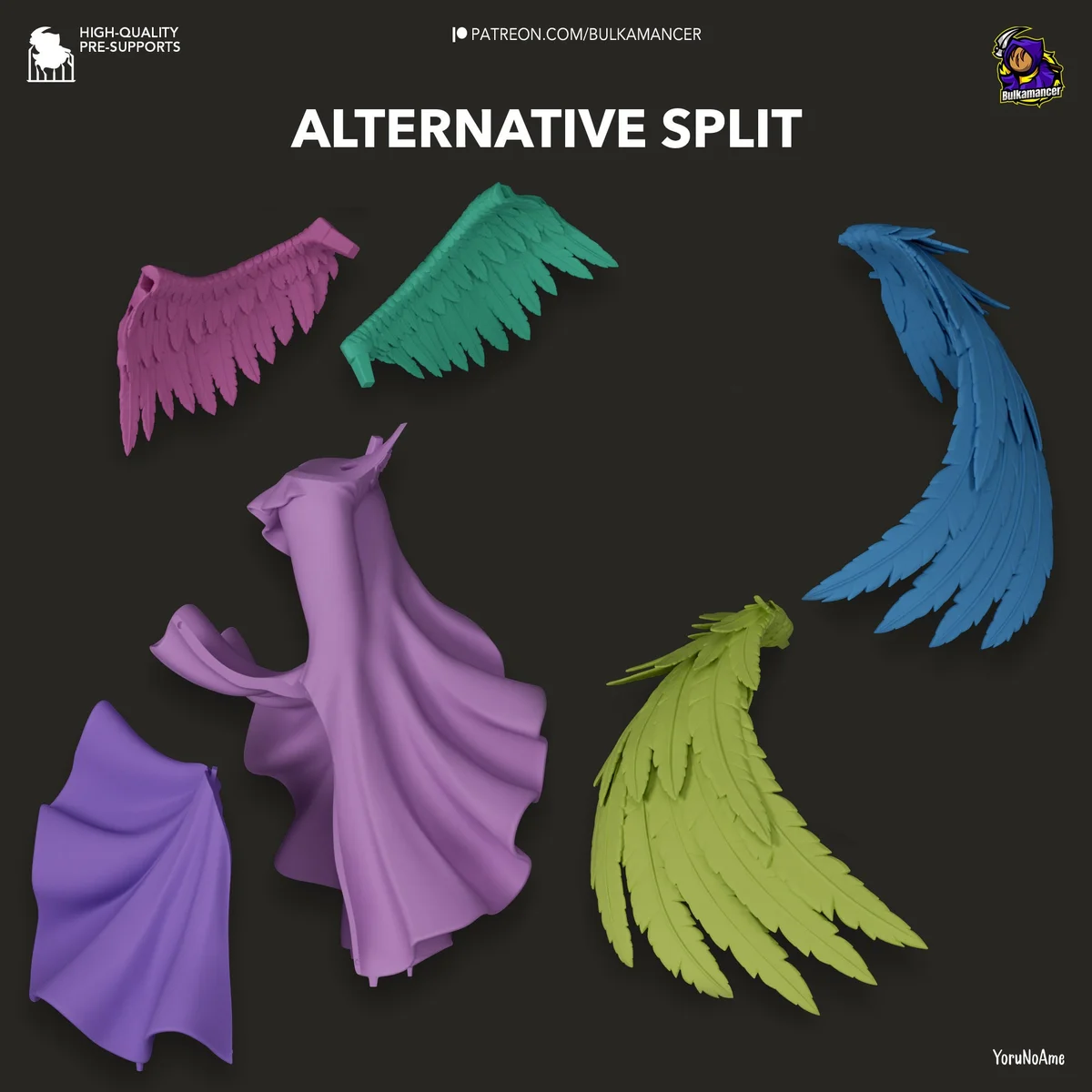 Succubus | Fan Art | 3D Printed Resin Model Garage Kit | *Un-Painted* | Bulkamancer 9