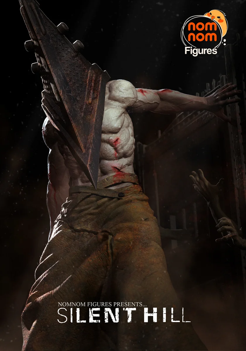 Pyramid Head | Fan Art | 3D Printed Resin Model Garage Kit | *Un-Painted* | Nomnom