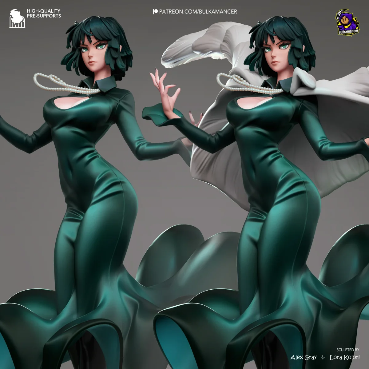 Fubuki | Fan Art | 3D Printed Resin Model Garage Kit | *Un-Painted* | Bulkamancer 5