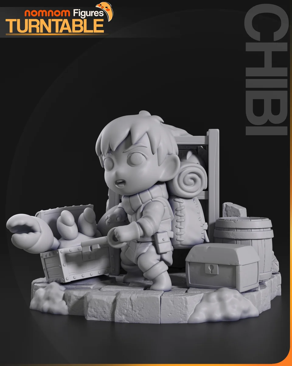 Chibi Chilchuck Tims | Fan Art | 3D Printed Resin Model Garage Kit | *Un-Painted* | Nomnom 5