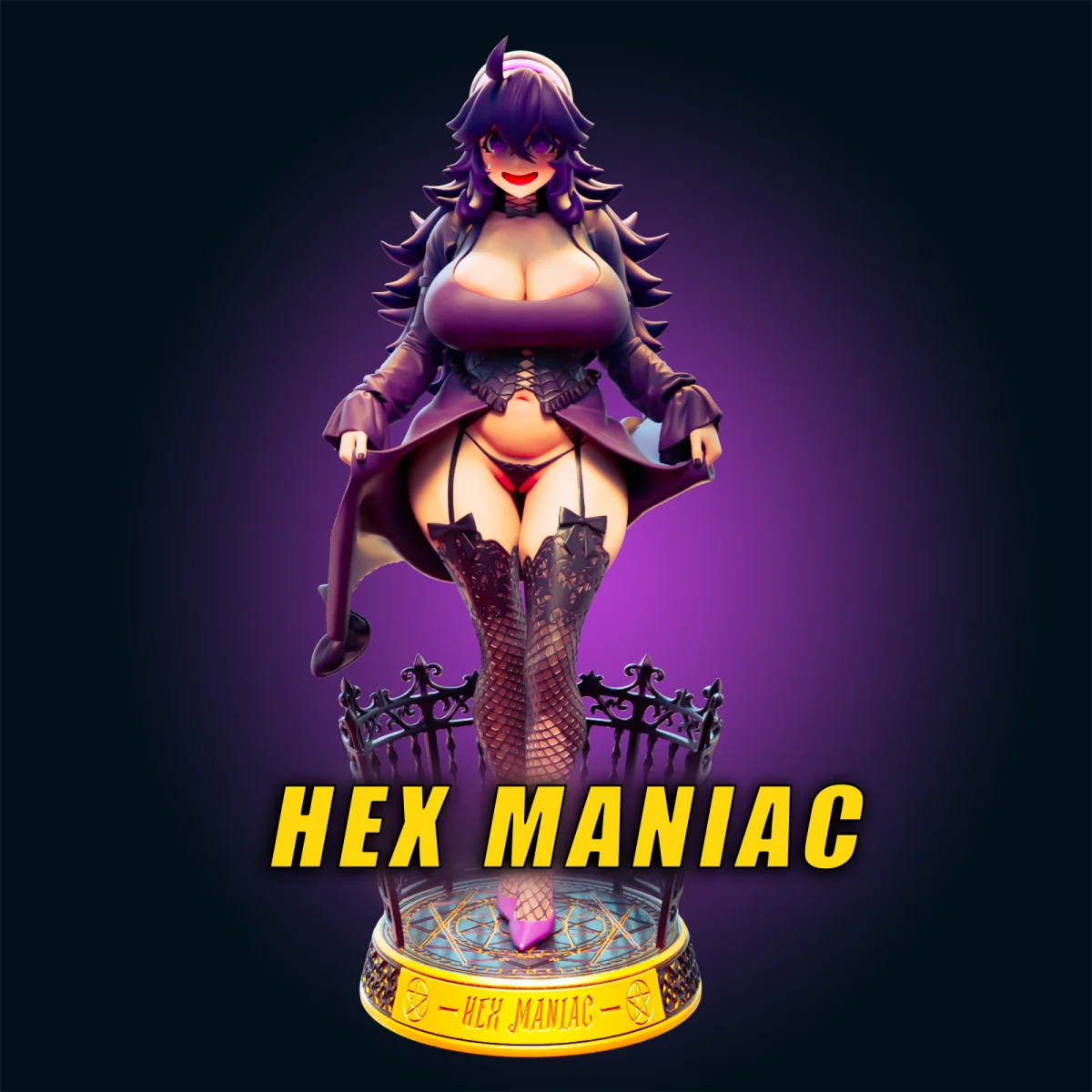 Hex Maniac | Fan Art | 3D Printed Resin Model Garage Kit | *Un-Painted* | Officer Rhu