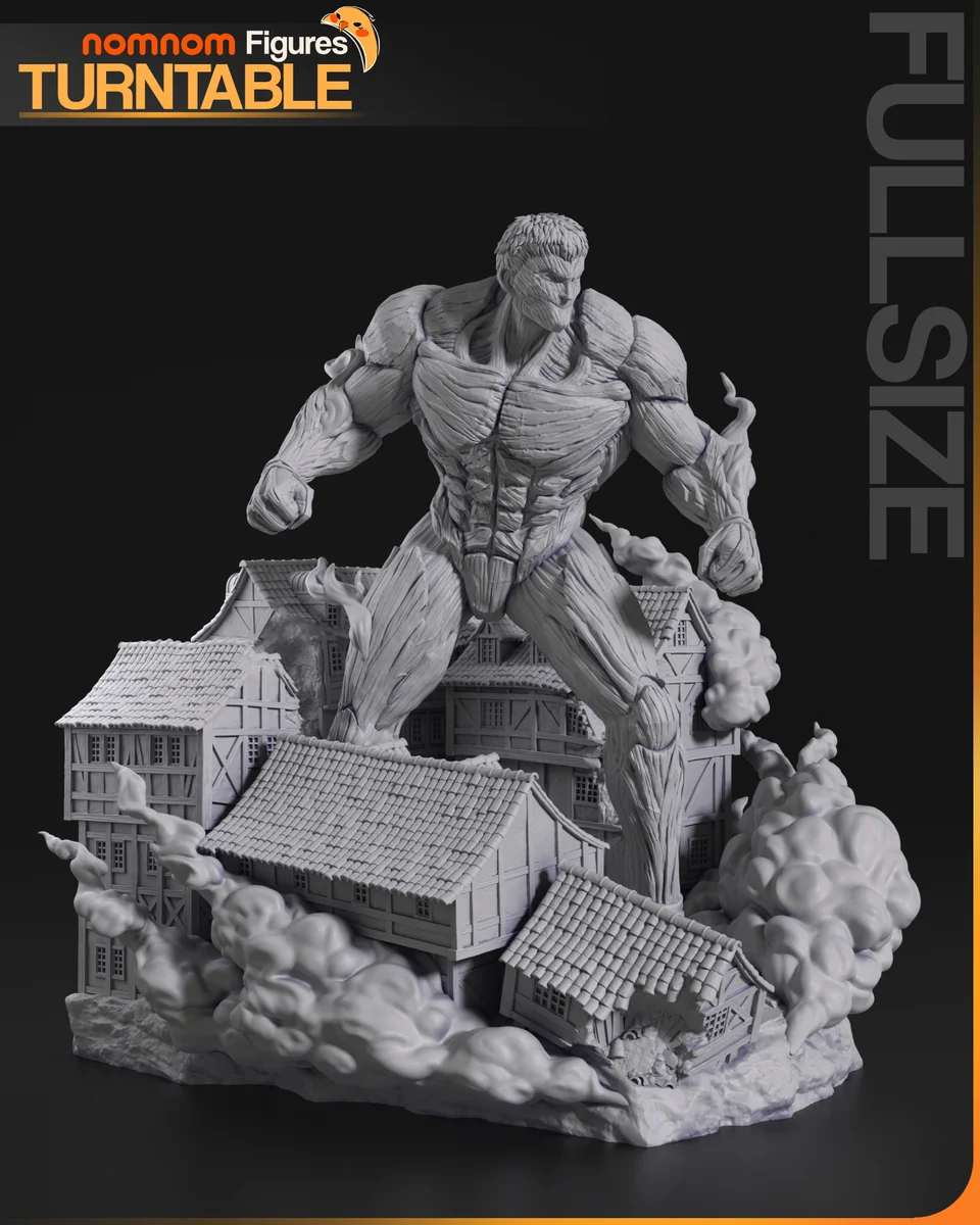 Armored Titan | Fan Art | 3D Printed Resin Model Garage Kit | *Un-Painted* | Nomnom 5