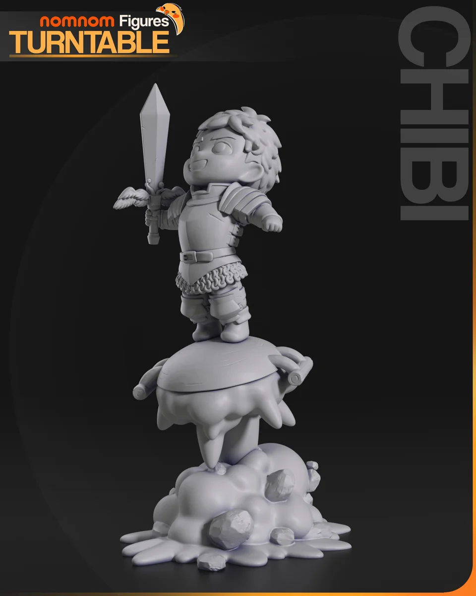 Chibi Laios Touden | Fan Art | 3D Printed Resin Model Garage Kit | *Un-Painted* | Nomnom 5