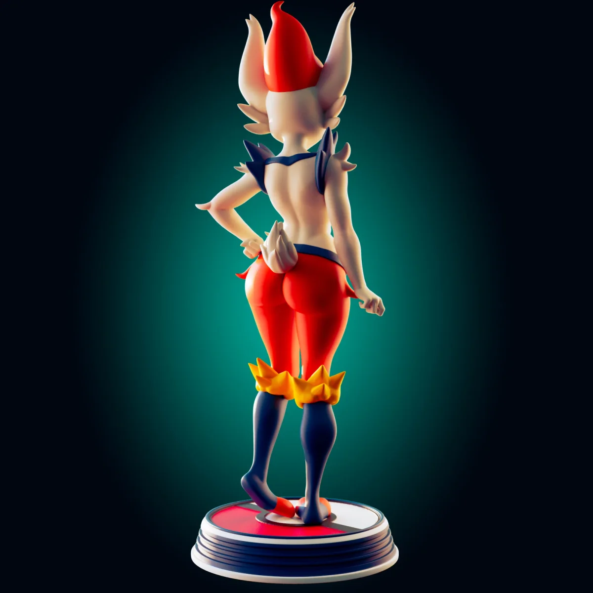 Cinderace | Fan Art | 3D Printed Resin Model Garage Kit | *Un-Painted* | Officer Rhu 4