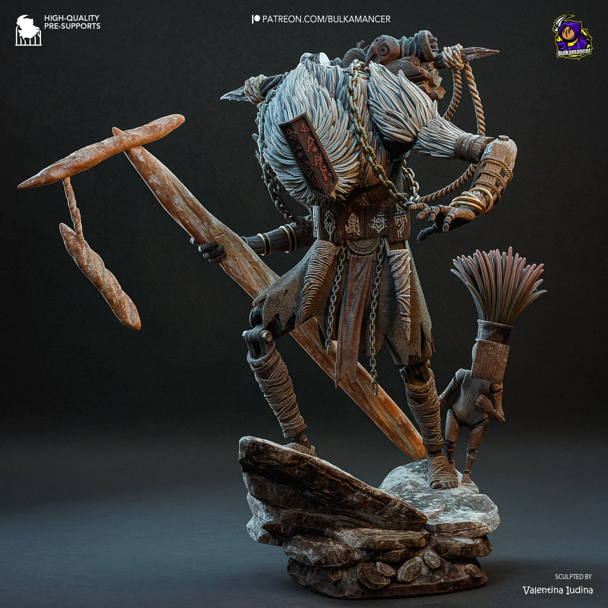 Monoco | Fan Art | 3D Printed Resin Model Garage Kit | *Un-Painted* | Bulkamancer 6