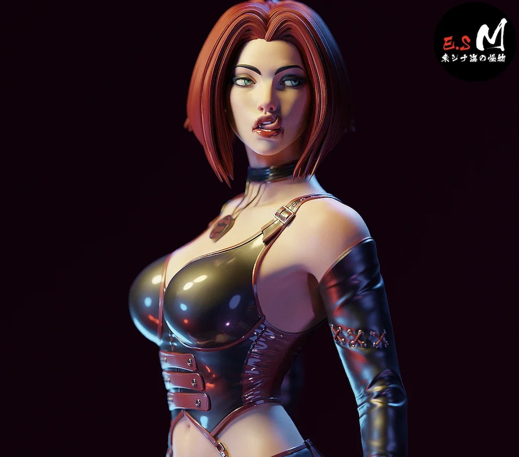Blood Rayne | Fan Art | 3D Printed Resin Model Garage Kit | *Un-Painted* | ES Monster 4