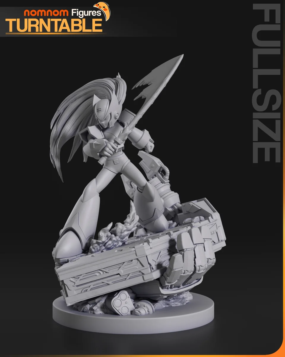 Zero | Fan Art | 3D Printed Resin Model Garage Kit | *Un-Painted* | Nomnom 6