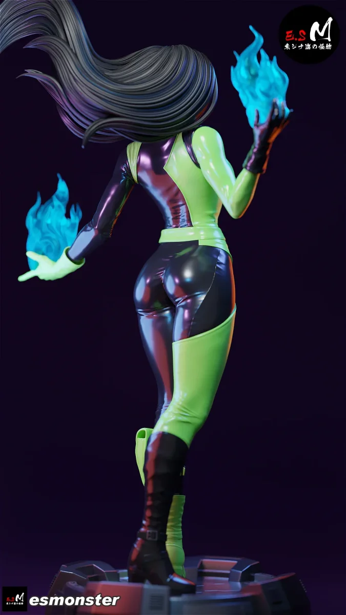 Shego | Fan Art | 3D Printed Resin Model Garage Kit | *Un-Painted* | ES Monster 3