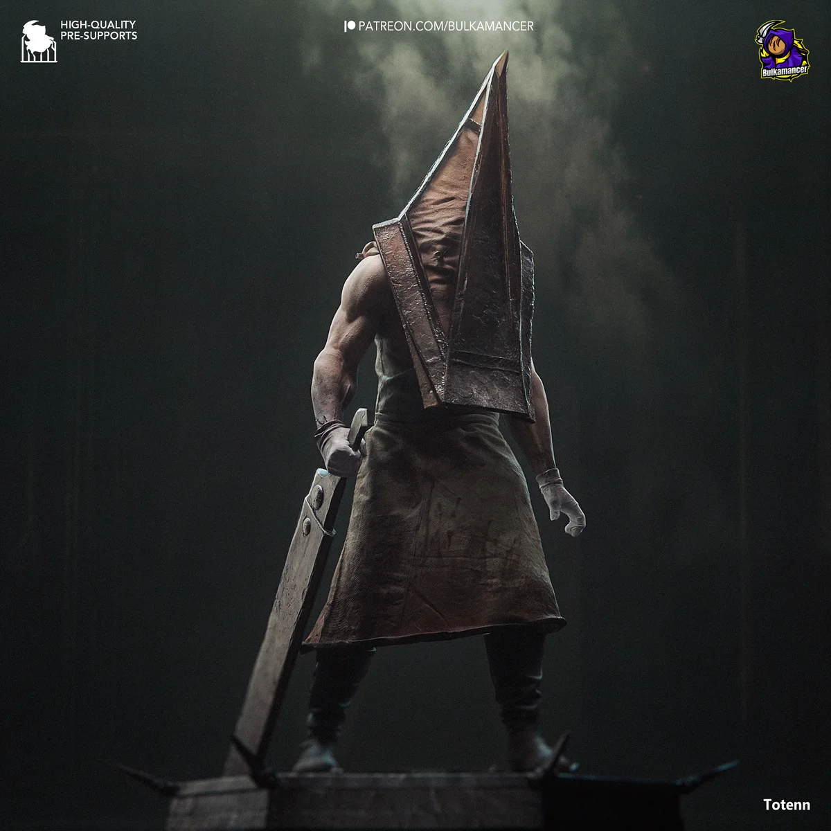 Pyramid Head | Fan Art | 3D Printed Resin Model Garage Kit | *Un-Painted* | Bulkamancer