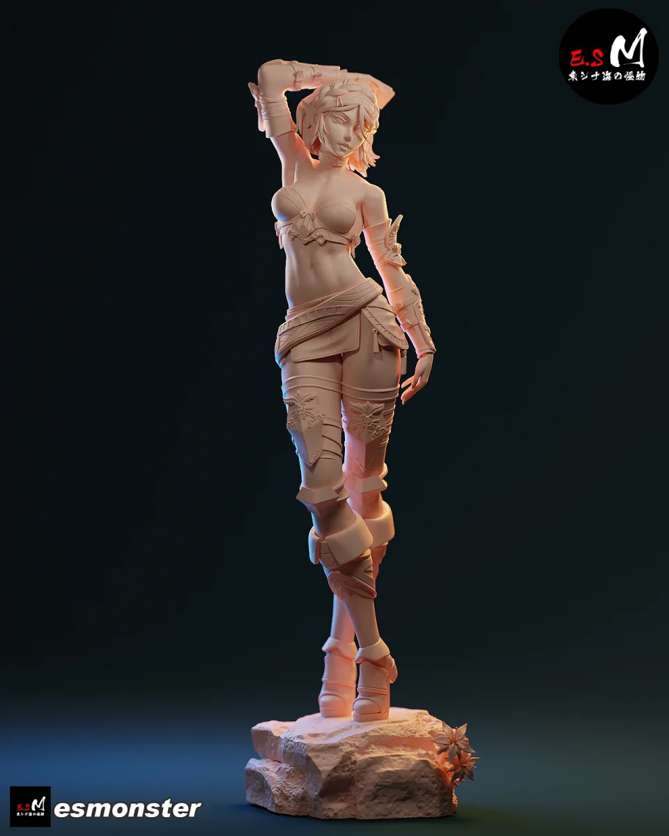 Zelda | Fan Art | 3D Printed Resin Model Garage Kit | *Un-Painted* | ES Monster 7