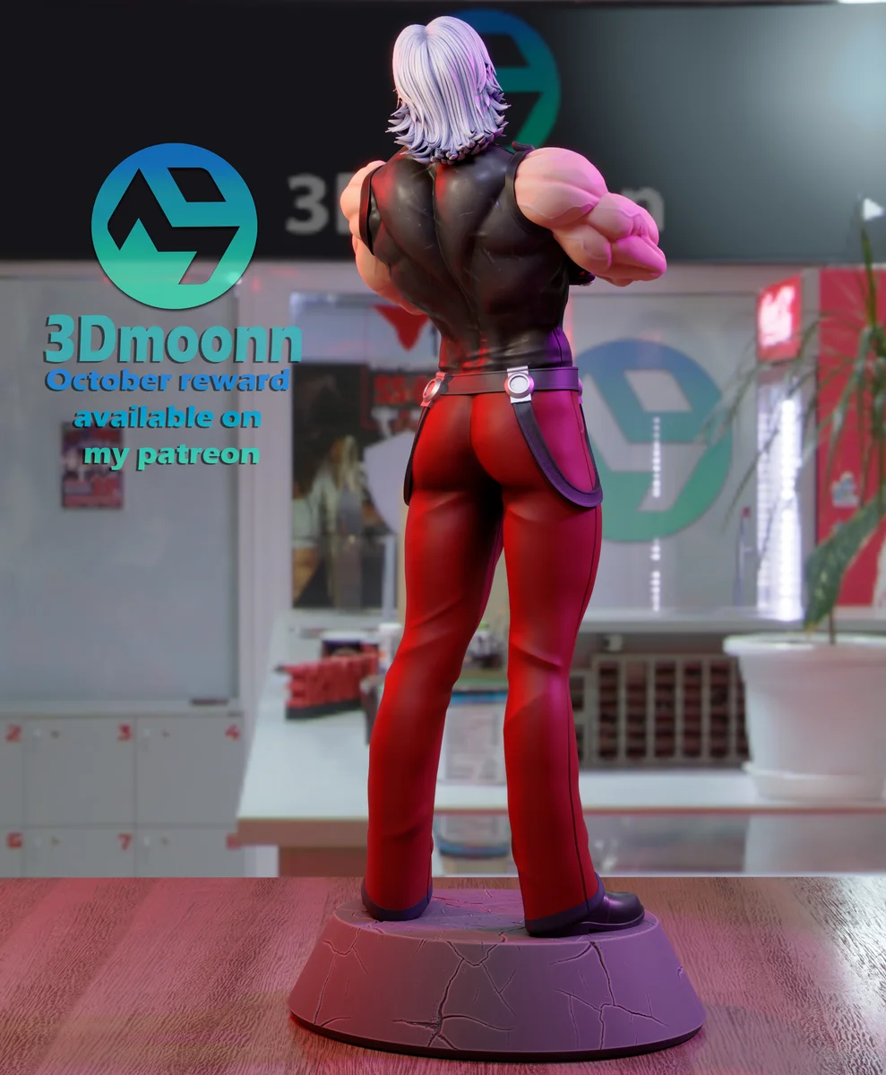 Rugal | Fan Art | 3D Printed Resin Model Garage Kit | *Un-Painted* | 3DMoonn 3