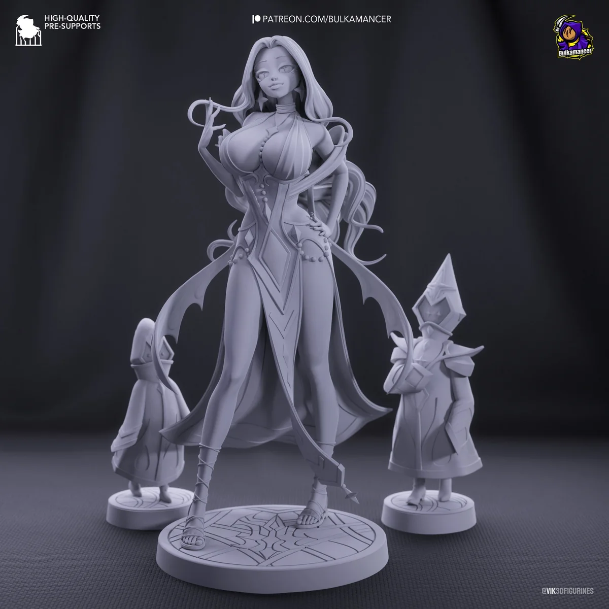 Boobamancer | Fan Art | 3D Printed Resin Model Garage Kit | *Un-Painted* | Bulkamancer 4