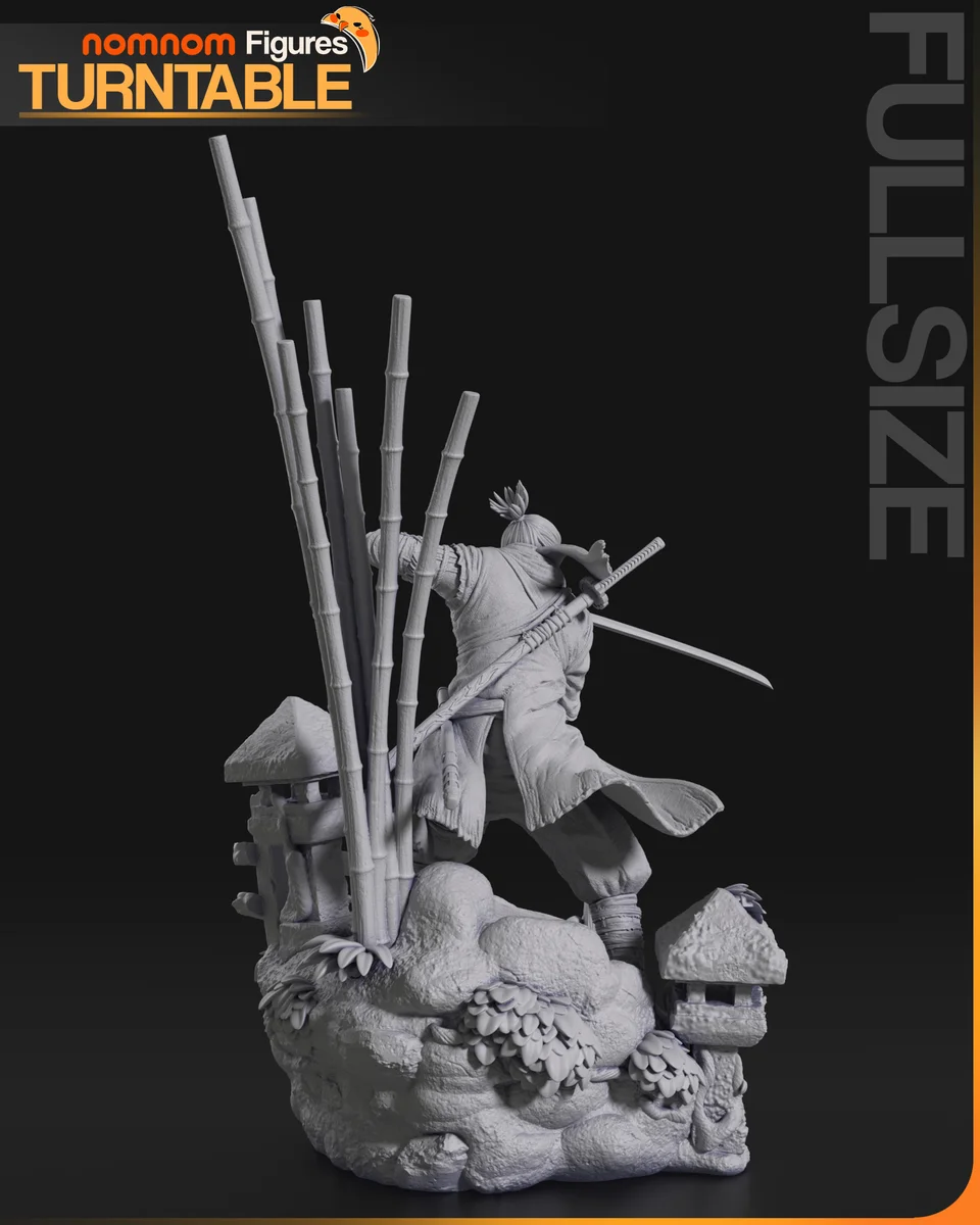 Sekiro | Fan Art | 3D Printed Resin Model Garage Kit | *Un-Painted* | Nomnom 7
