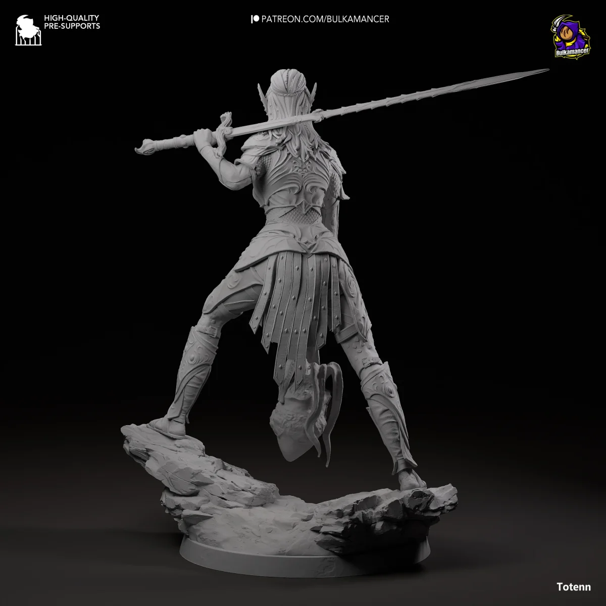 Lae'zel | Fan Art | 3D Printed Resin Model Garage Kit | *Un-Painted* | Bulkamancer 7
