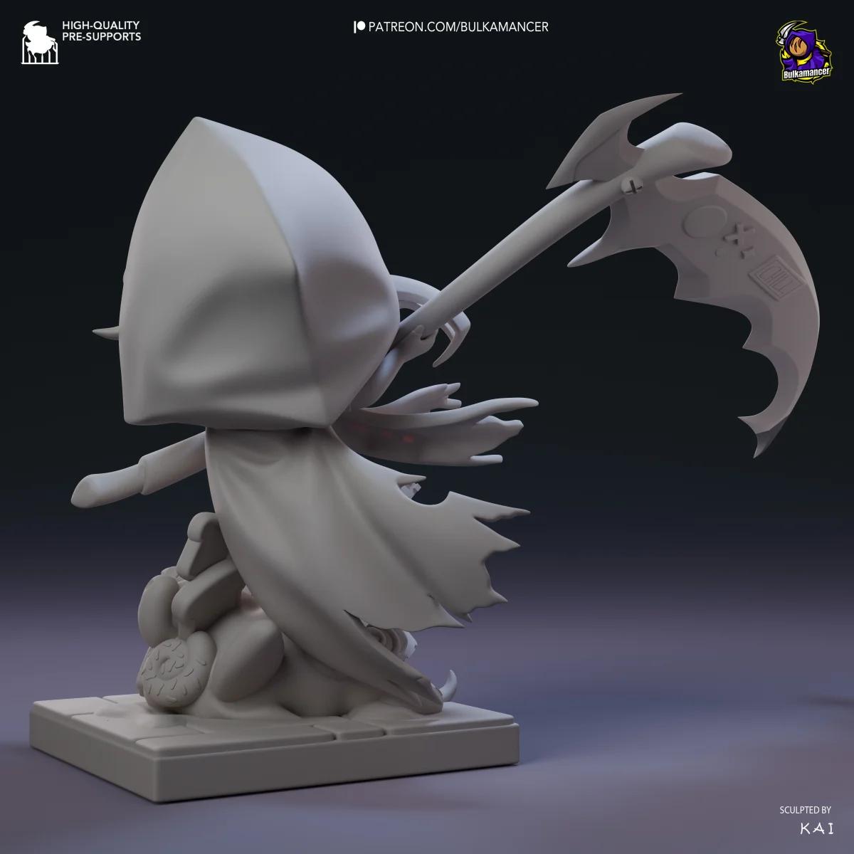 Chibi Bulka | Fan Art | 3D Printed Resin Model Garage Kit | *Un-Painted* | Bulkamancer 6