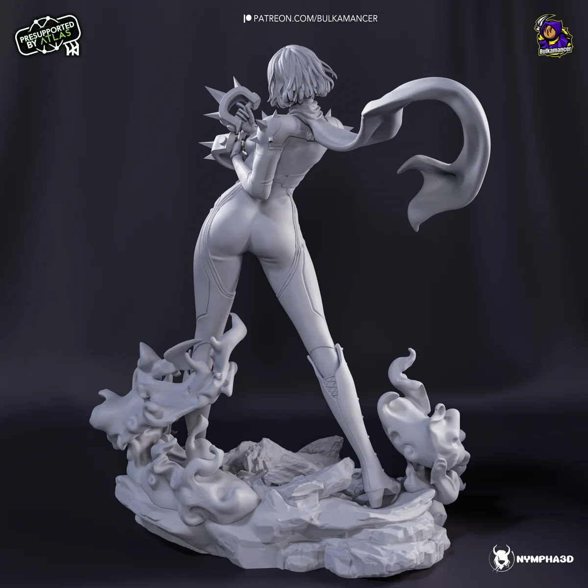Makoto | Fan Art | 3D Printed Resin Model Garage Kit | *Un-Painted* | Bulkamancer 11