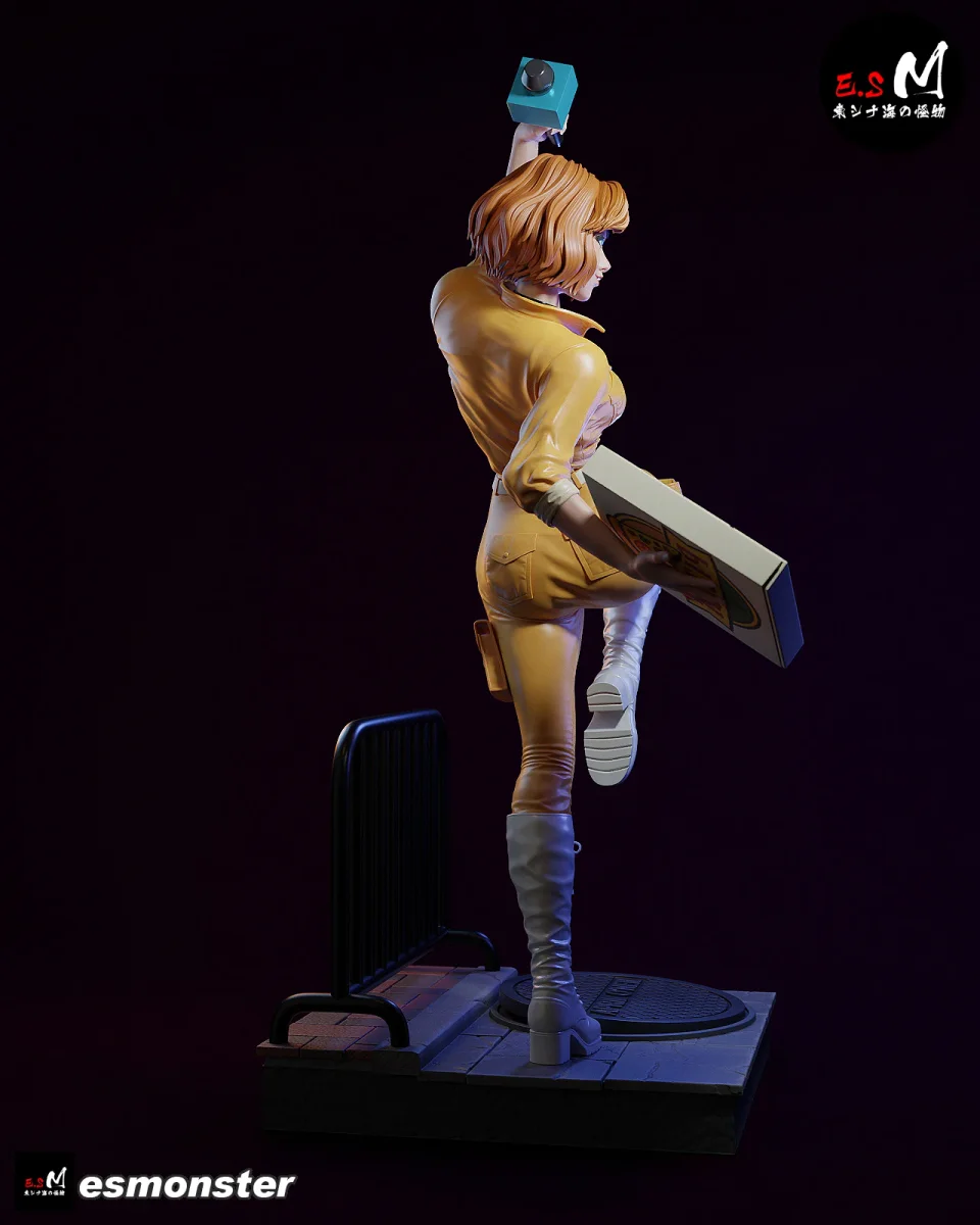 April O'Neil | Fan Art | 3D Printed Resin Model Garage Kit | *Un-Painted* | ES Monster 3