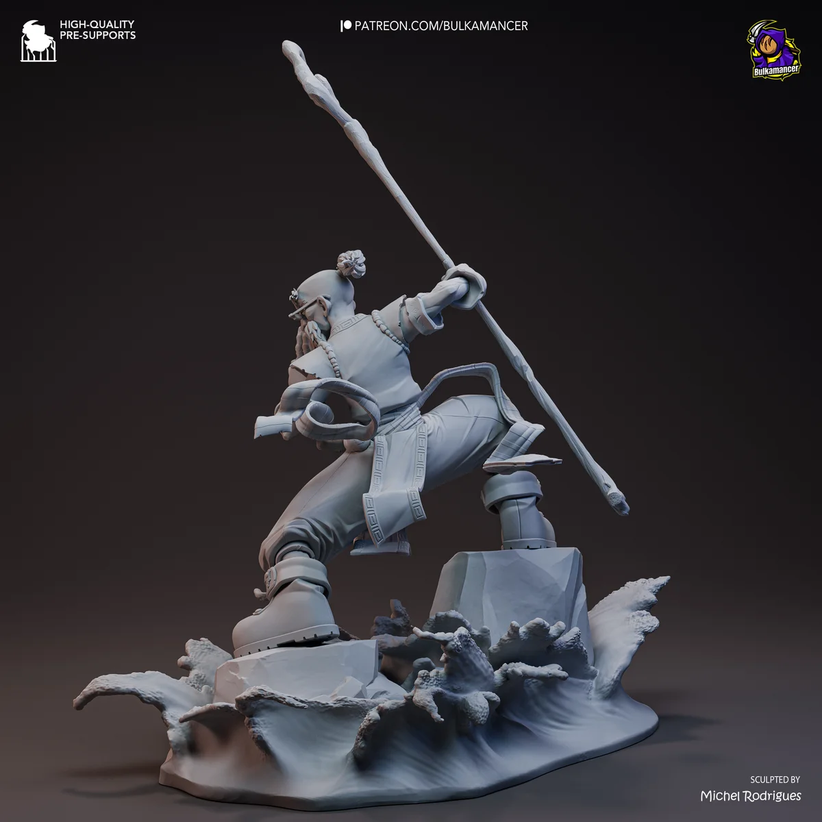 Knolan | Fan Art | 3D Printed Resin Model Garage Kit | *Un-Painted* | Bulkamancer 9