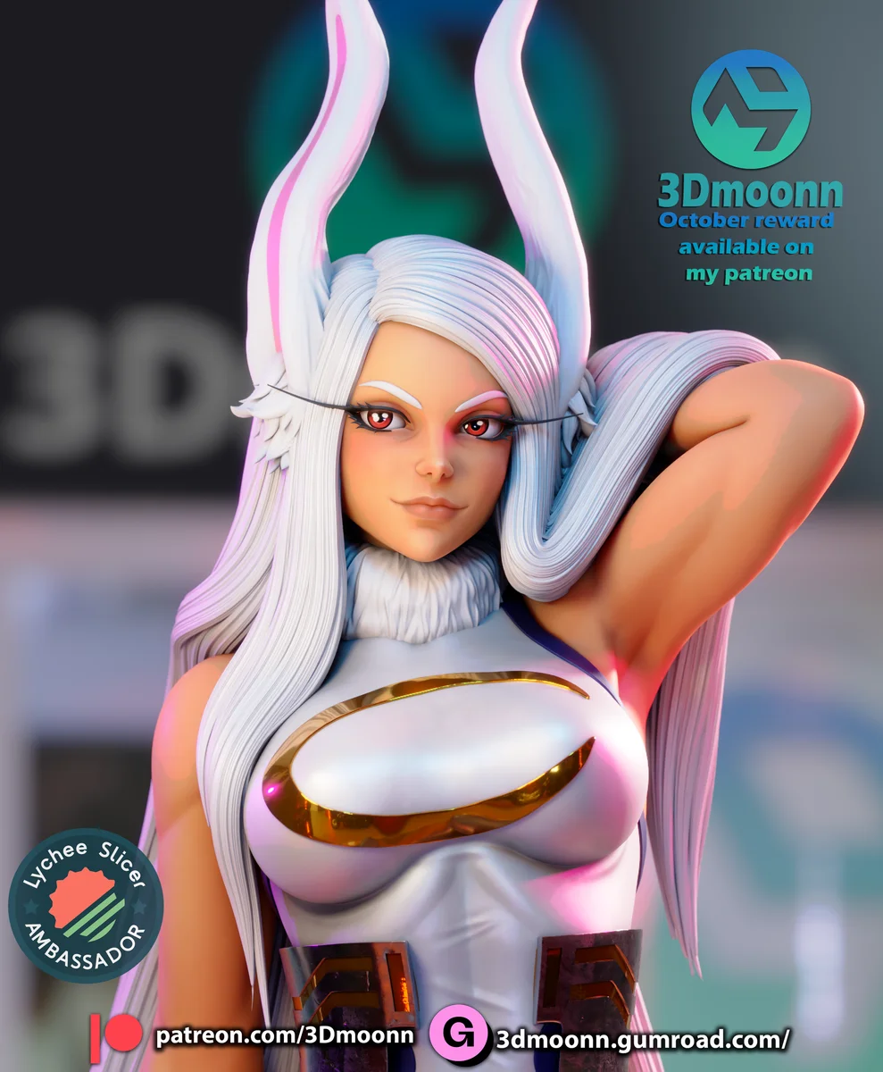 Mirko | Fan Art | 3D Printed Resin Model Garage Kit | *Un-Painted* | 3DMoonn 3