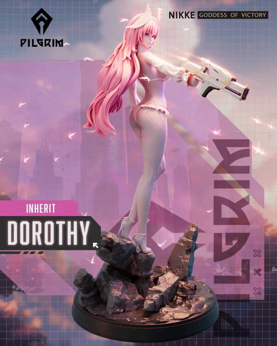 Dorothy | Fan Art | 3D Printed Resin Model Garage Kit | *Un-Painted* | Hybris Studios 6
